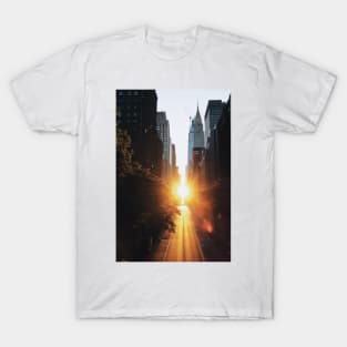 Tudor City New York Sunset T-Shirt